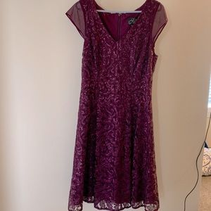 Alex evenings lave and sequin dress